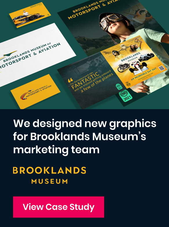 Brooklands Museum Graphic Design Work