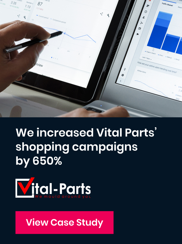 Vital Parts Google Shopping Campaigns Case Study